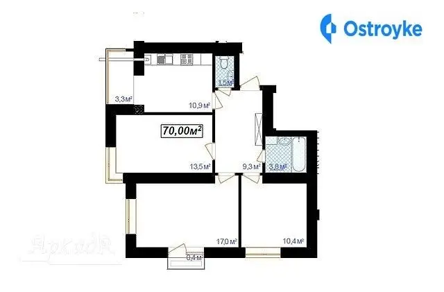 Продаж 3-кімнатної квартири, 70 м², Івано-Франківськ — фото 5