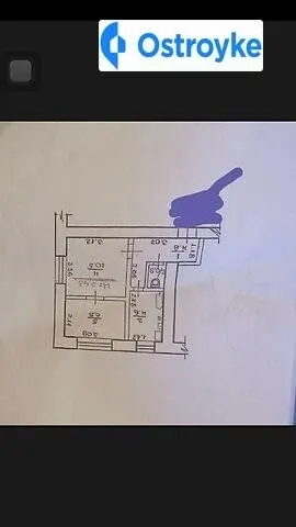 Продаж 1-кімнатної квартири, 28 м², Харків — фото 1