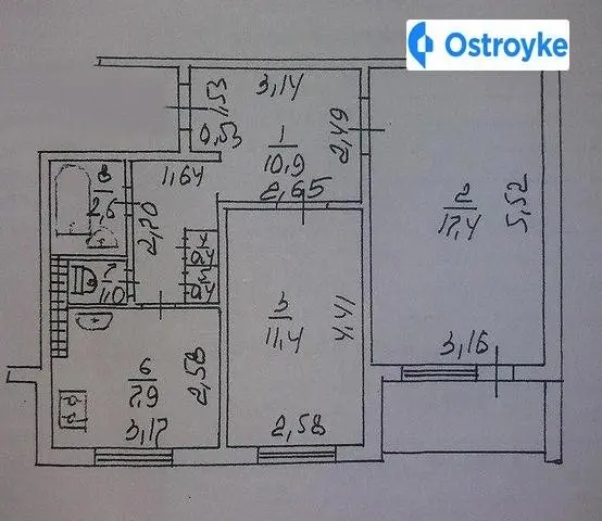 Продаж 2-кімнатної квартири, 54 м², Біла Церква — фото 3