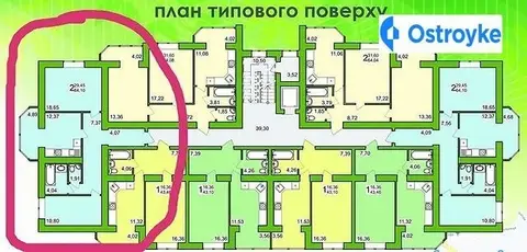 Продажа 2-комнатной квартиры, 64 м², Хмельницкий