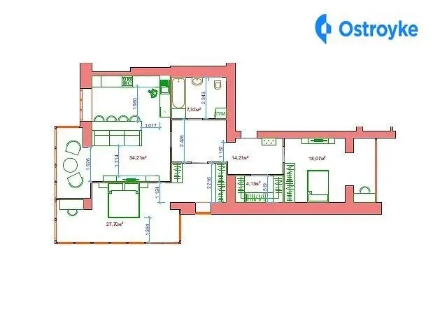 Продаж 3-кімнатної квартири, 103 м², Хмельницький — фото 4