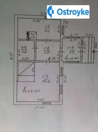Продаж будинку, 41 м², Черкаси