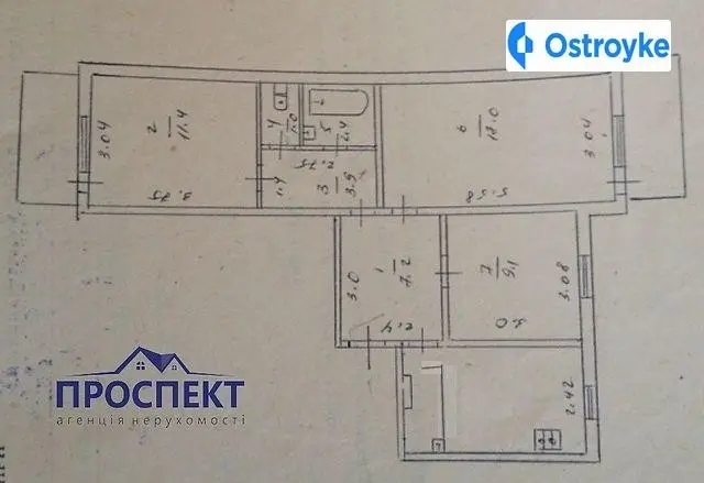 Продаж 3-кімнатної квартири, 65 м², Черкаси — фото 4
