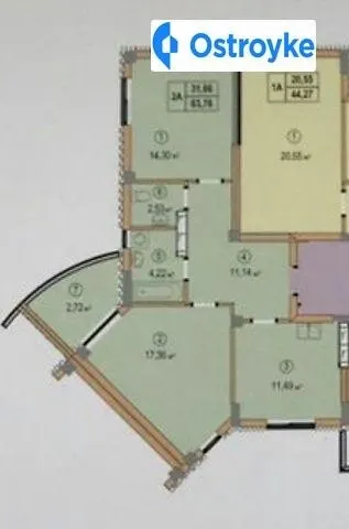 Продаж 2-кімнатної квартири, 63 м², Бровари — фото 1