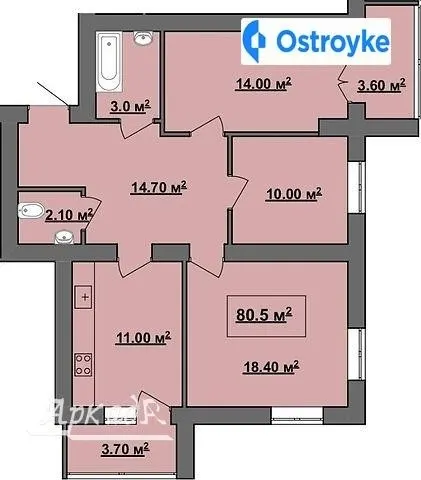 Продаж 1-кімнатної квартири, 80 м², Івано-Франківськ — фото 1
