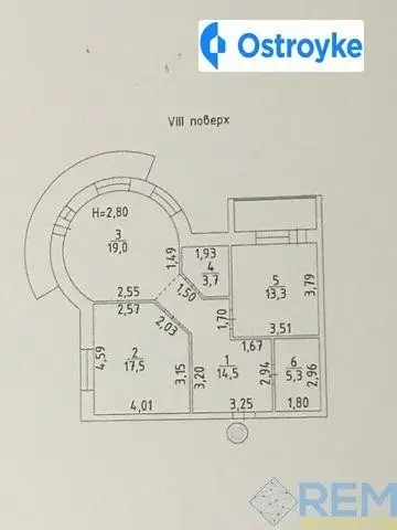 Продажа 2-комнатной квартиры, 83 м², Одесса