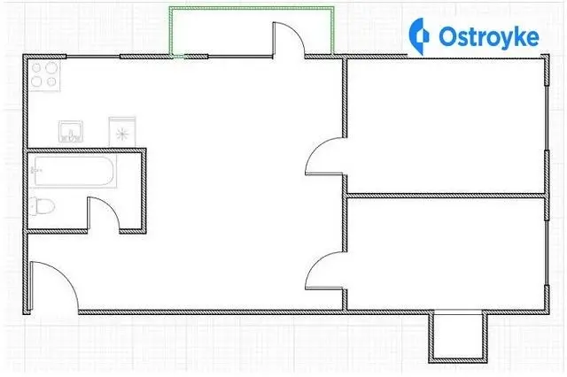 3-кімнатна квартира, 46 м², вул. Сімʼї Ідзиковських, 39а, Київ — фото 5