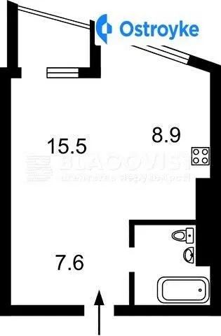 Продаж 1-кімнатної квартири, 38 м², Київ — фото 4