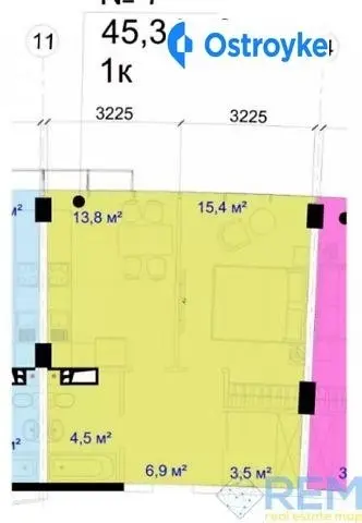 Продаж 1-кімнатної квартири, 45 м², Одеса — фото 2