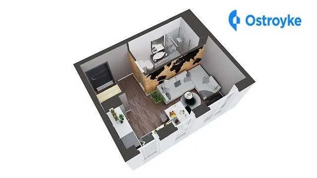 Продаж 1-кімнатної квартири, 21 м², Київ — фото 1