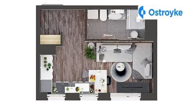 Продаж 1-кімнатної квартири, 21 м², Київ — фото 3
