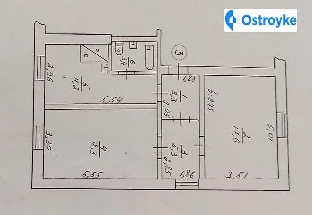 Продаж 2-кімнатної квартири, 59 м², Суми — фото 1