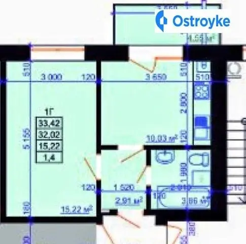 Продаж 1-кімнатної квартири, 34 м², Івано-Франківськ — фото 3