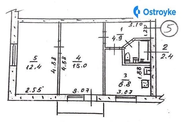 Продаж 2-кімнатної квартири, 42 м², Запоріжжя — фото 1