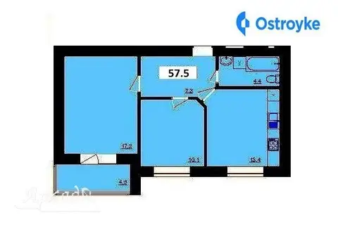 Продаж 2-кімнатної квартири, 57 м², Івано-Франківськ