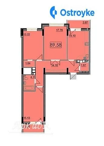 Продаж 3-кімнатної квартири, 89 м², Івано-Франківськ — фото 1
