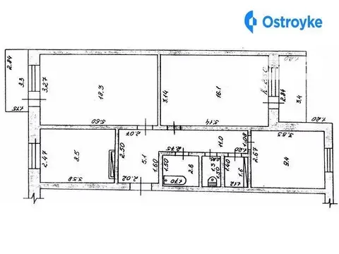Продажа 3-комнатной квартиры, 70 м², Одесса