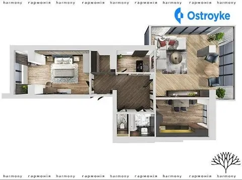 2-комнатная квартира, 99 м², вул. Рибалка Маршала, 15, Хмельницкий