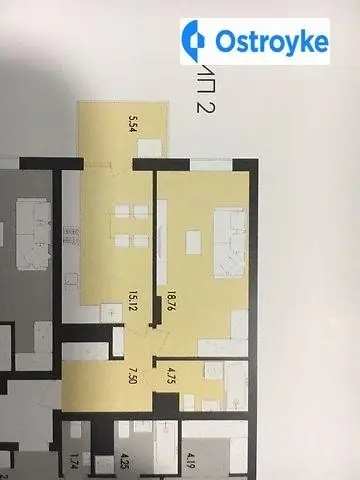 1-кімнатна квартира, 48 м², просп. Черновола Вячеслава, 16, Львів