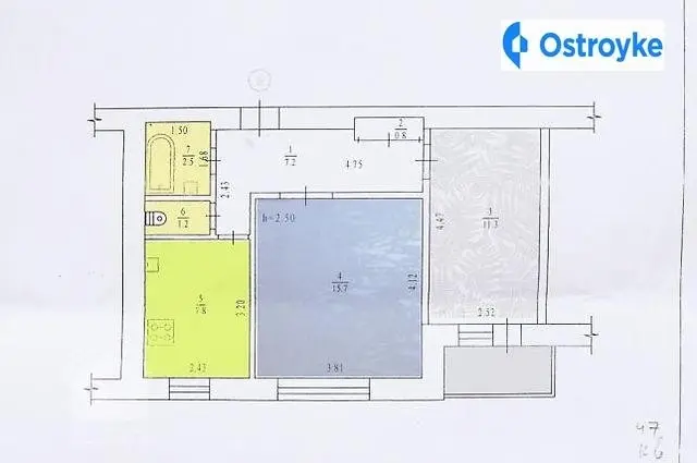 Продаж 2-кімнатної квартири, 50 м², Полтава — фото 2