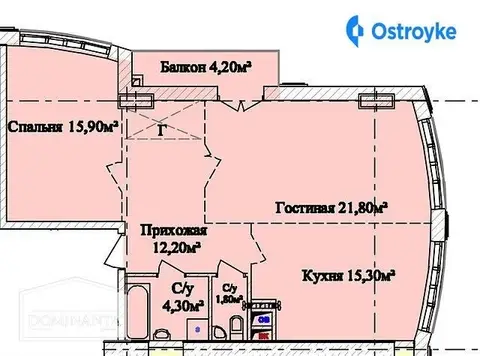 2-комнатная квартира, 72 м², вул. Белинского, Одесса