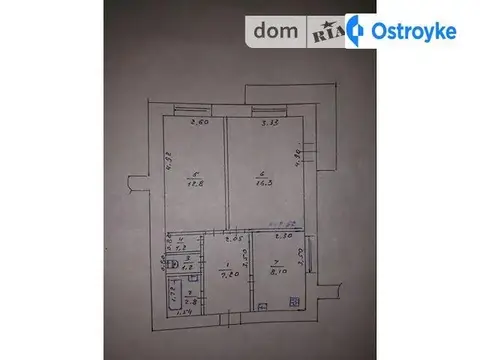 2-комнатная квартира, 50 м², вул. Свободи, 59, Славянск