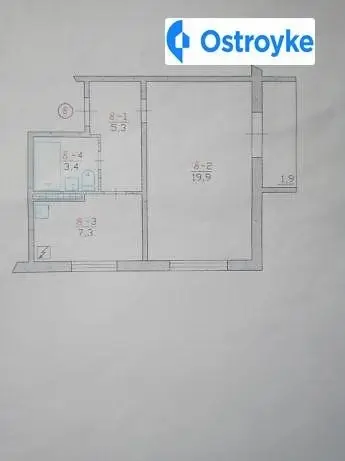 Продаж 1-кімнатної квартири, 37 м², Енергодар