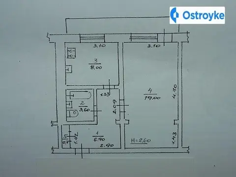 1-кімнатна квартира, 40 м², вул. Грозненська, 56-А, Харків