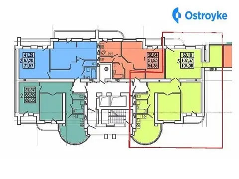 3-кімнатна квартира, 98 м², просп. Перемоги, 59, Харків