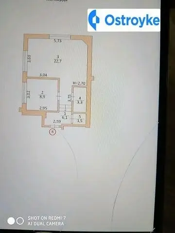 Продажа 2-комнатной квартиры, 42 м², Тернополь