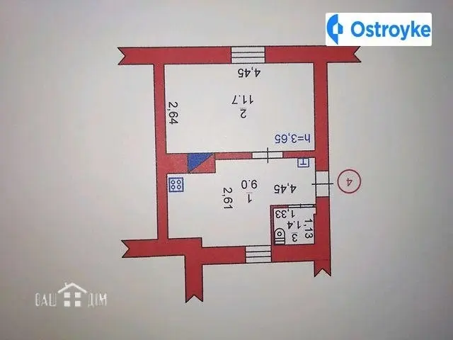 Продаж 1-кімнатної квартири, 22 м², Стрий — фото 4