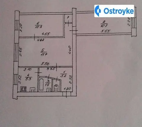 Продаж 3-кімнатної квартири, 55 м², Івано-Франківськ