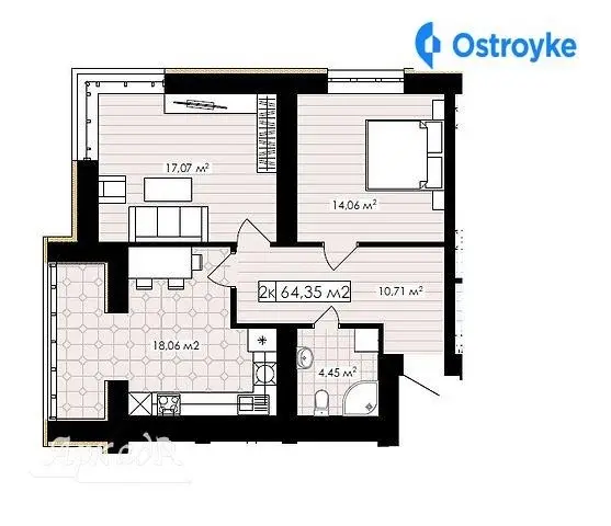 Продаж 2-кімнатної квартири, 63 м², Івано-Франківськ — фото 3