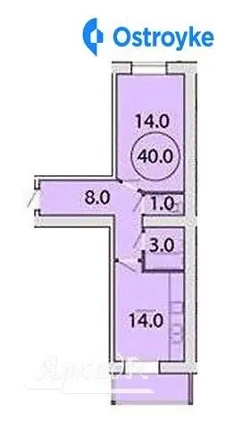 Продаж 1-кімнатної квартири, 17500 м², Івано-Франківськ — фото 3