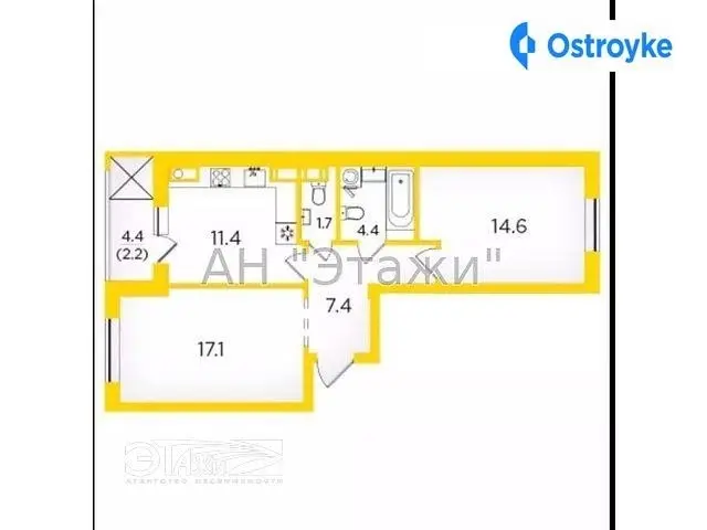 Продаж 2-кімнатної квартири, 60 м², Бровари — фото 5