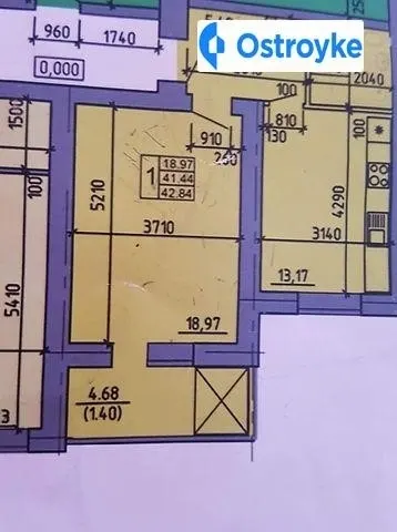 Продаж 1-кімнатної квартири, 43 м², Тернопіль — фото 1