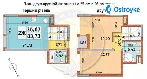 3-кімнатна квартира, 84 м², вул. Причальна, 11, Київ