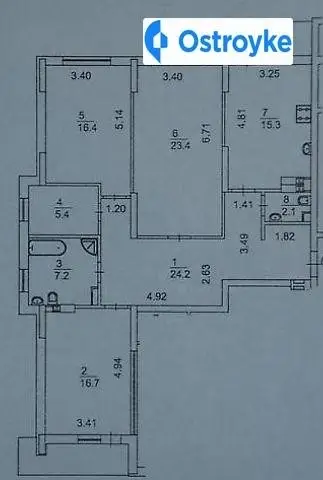 3-кімнатна квартира, 113 м², просп. Науки, 30, Київ