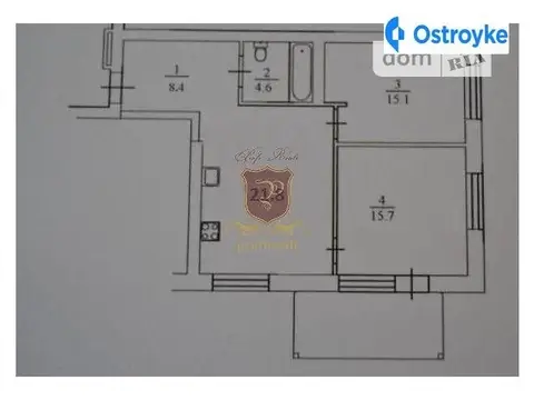 2-кімнатна квартира, 66 м², вул. Кавалеридзе Ивана, 1, Київ