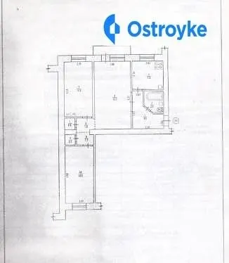 Продаж 3-кімнатної квартири, 56 м², Полтава — фото 1