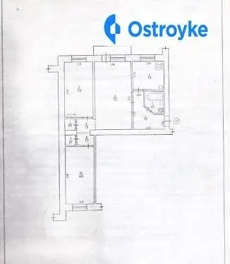 Продажа 3-комнатной квартиры, 56 м², Полтава
