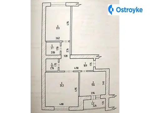 2-комнатная квартира, 77 м², вул. Рєпіна, Тернополь