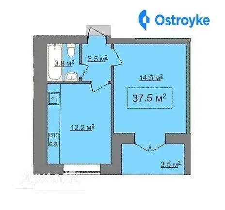 Продаж 1-кімнатної квартири, 37 м², Івано-Франківськ — фото 2