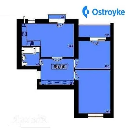 Продаж 2-кімнатної квартири, 70 м², Івано-Франківськ — фото 3