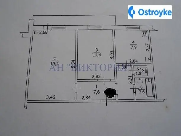 Продаж 2-кімнатної квартири, 53 м², Бориспіль — фото 4