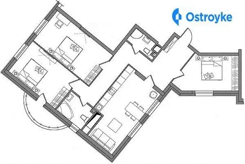 3-кімнатна квартира, 108 м², вул. Лабораторна, Київ