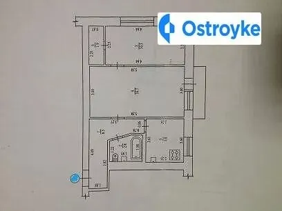Продаж 2-кімнатної квартири, 45 м², Полтава — фото 1