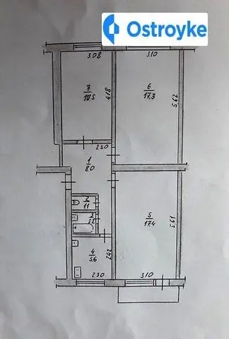Продаж 3-кімнатної квартири, 68 м², Житомир — фото 4