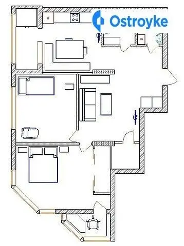 3-комнатная квартира, 75 м², вул. Симоненко, 2А, Бровары — фото 4