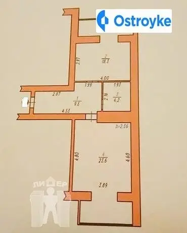 1-комнатная квартира, 55 м², вул. Куприна, 59А, Хмельницкий